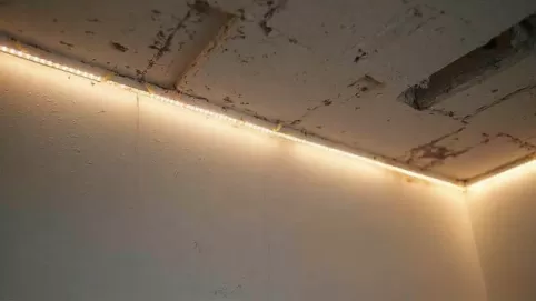 Ledy na suficie bez podwieszanego sufitu